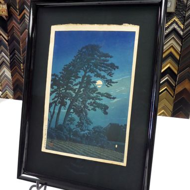 photo of a tree framed in black